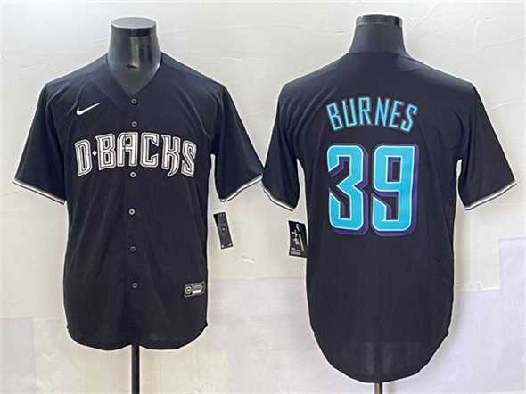 Mens Arizona Diamondbacks #39 Corbin Burnes Black Stitched Jersey->arizona diamondbacks->MLB Jersey